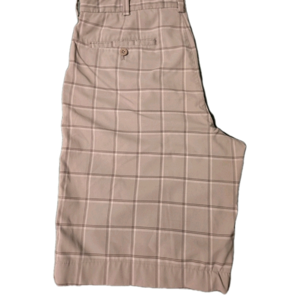 Nike Men's Golf Casual Dress Gray Plaid  Lightweight Shorts Size 32 - Picture 4 of 9
